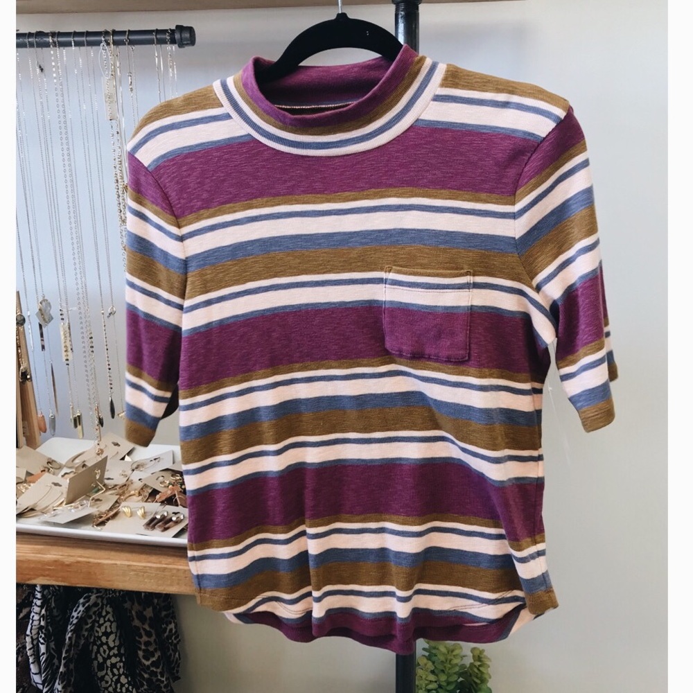 Madewell Mock Neck Top